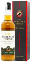 Віскі Highland`s Friends 40% 0,7л у коробці