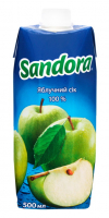 Сік Сандора яблучний 0,5л х10