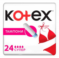 Тампони гігієнічні Kotex Ultra Sorb Super, 24 шт.