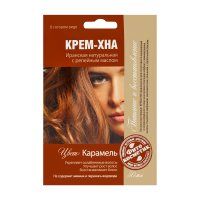 Крем-хна іранська натуральна для волосся Фітокoсмeтик Карамель з реп'яховою олією, 50 мл