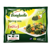 Суміш Bonduelle овочева Весняна на парі заморожений продукт 400г
