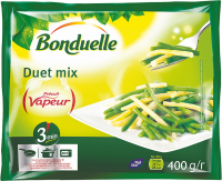 Квасоля Bonduelle зелена/жовта стручкова на парі заморожений продукт 400г