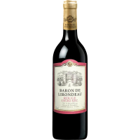 Вино Baron De lirondeau Rouge medium dry 0.75л