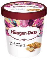 Морозиво Haagen-Dazs з карамел.горіхами макадімія 400г