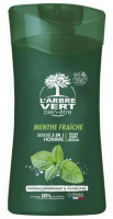 Крем-гель для душу L`arbre Vert екстракт свіжої м`яти 250мл