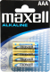 Батарейки Maxell AAA MN2400 LR03 4шт