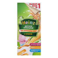 Печиво Heinz розчинне для дитячого харчування 6 злаків 160г
