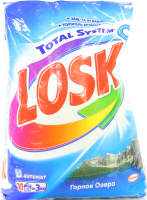 Пральний порошок Losk Total System 9 "Гірське озеро" Automat, 3 кг