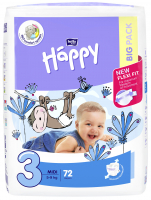 Підгузники Bella Baby Happy Midi 5-9кг 72шт