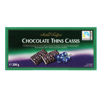 Шоколад Moitre Fruffout Thins Cassis 200г