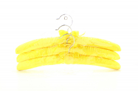 Вішалка МД атласна жовта 3шт Art.RE09489 х6