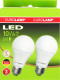 Лампа Eurolamp LED А6 10W E27 2шт. x10