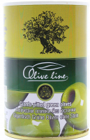 Оливки Olive line зелені величезні б/к ж/б 420г