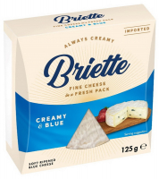 Сир Briette Creamy Blue Kaserei 125 г	60%	