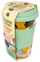 Чашка Keramia Flower Story 440мл з кришкою арт.21-279-123