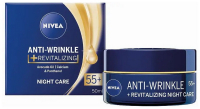 Крем Nivea Anti-Wrinkle 55+ нічний 50мл