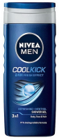 Гель для душу Nivea Men Cool Kick 3в1 250мл