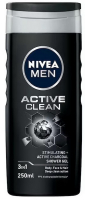 Гель для душу Nivea Men Active Clean 3в1 250мл