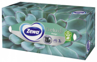 Серветки паперові Zewa Deluxe тришарові неароматизовані 90шт