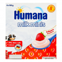 Продукт кисломолочний Humana полуниця 400 г (4*100 г) 
