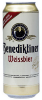 Пиво Benediktiner пшеничне ж/б 0,5л 