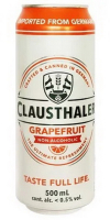 Пиво Glausthaler Grapefruit б/а з/б 0.5л 