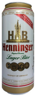 Пиво Henninger Lager 0,5л ж/б 