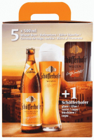 Пиво Schofferhofer Hefeweizer 5*0,5л+бокал 0,5л