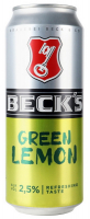 Пиво Becks Green Lemon ж/б 0,5л