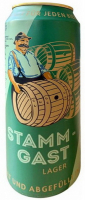 Пиво Stammgast Lager світле фільтроване 5% 0.5л