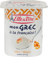 Десерт Elle&Vire молочний грецький з медом 125г