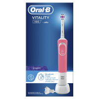 Електрична зубна щітка Oral-B Braun Vitality 100 3D White Pink, 1 шт.