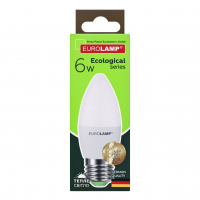 Лампа Eurolamp LED ECO 6W E27 3000К Арт.LED-CL-06273(P) x10