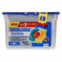 Капсули WASH & FREE для прання Wash&Free 17шт