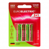 Батарейки EuroElectric ААА LR03 1.5V 4шт.