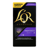 Кава LOR Espresso Profondo смажена мелена в капсулах 52г х12