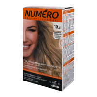 Фарба стійка для волосcя Numero з екстрактом вівса №10.21 Glacial Ultra Light Blond