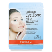 Набір тканинних патчів під очі Purederm Collagen Eye Zone Mask з колагеном, 30 штук