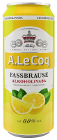 Пиво A Le Coq Fassbrause Lemon б/a ж/б 0,5л 