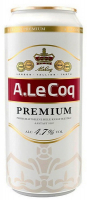 Пиво Alecoq Premium Export фільтроване світле з/б 0,568л