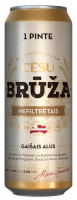 Пиво Cesu Bruza нефільтроване світле з/б 0,568л