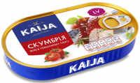 Скумбрія філе Kaija у томатному соусі 170г