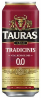Пиво Tauras Tradicinis б/а ж/б 0,5л