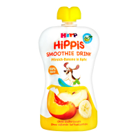 Фруктове смузі Hipps Персик з яблуком та бананом 120г х6
