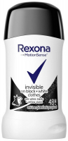 Дезодорант Rexona Invisible Black White олівець 40мл