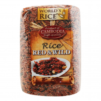 Суміш рису Worlds Rice нешліф. Червоного та Дикого  0,5кг