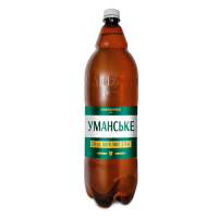 Пиво Уманьпиво Уманське світле живе фільтроване 4,5% 2л пет