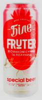 Пиво Чернігівське Fruter Біле зі смаком суниці/полуниці ж/б 0.5л