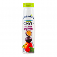 Йогурт Молокія Смузі Персик-маракуйя-меліса 2% 270г