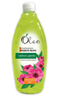 Мило рідке косметичне Oleo Антибактеріальний ефект Чайне дерево, 1 л
